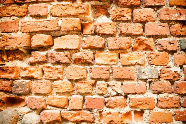 Red Old Brick Wall Texture Background — Stock Photo, Image