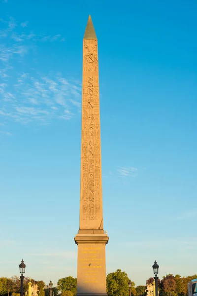 Obelisco Place Concorde París Francia —  Fotos de Stock