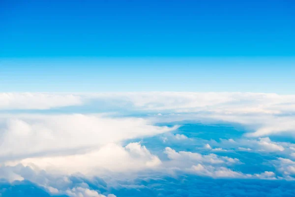 Witte Wolken Blauwe Hemel Als Achtergrond Van Cloudscape — Stockfoto