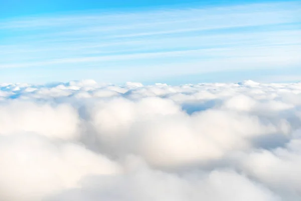 Nuvole Bianche Sul Cielo Blu Come Sfondo Cloudscape — Foto Stock