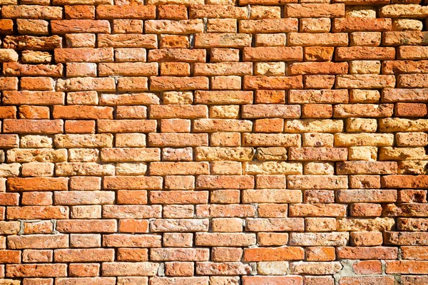 Brick Red Grunge Wall Texture Background — Stock Photo, Image