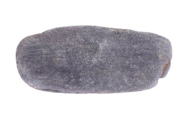 Beyaz arka plan üzerinde izole gri düz taş