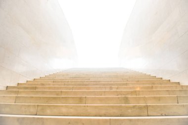 Soyut lüks mimari merdivenlerde ile mermer merdiven