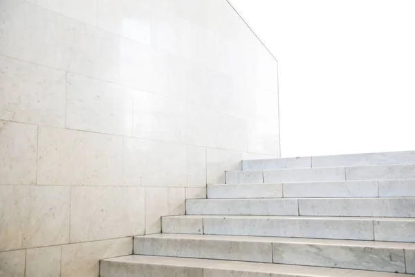 Escalera Mármol Con Escaleras Arquitectura Abstracta Lujo — Foto de Stock