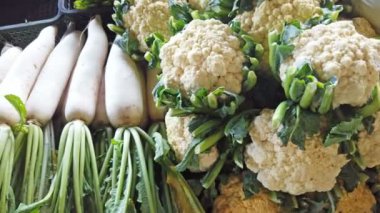 Tayland çiftlik market - taze doğa Organik Yeşiller, lahana ve diğer gıda sebze. 