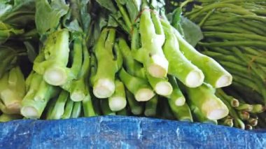 Tayland çiftlik market - taze Organik Yeşiller ve diğer gıda sebze. 