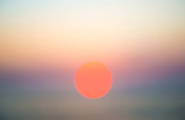 Vista Borrosa Abstracta Del Cielo Sol Atardecer Puede Utilizar Como —  Fotos de Stock