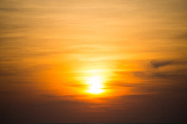 Orange dramatic sunset as background — Stock Photo, Image
