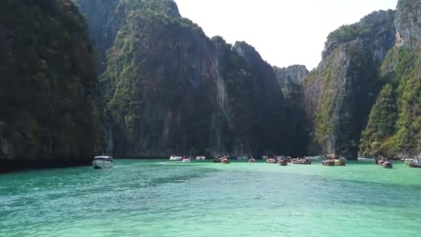 Tayland Phi Phi Adasının Panoramik Görünümü — Stok video