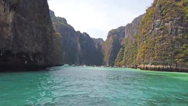 Tayland Phi Phi Adasının Panoramik Görünümü — Stok video