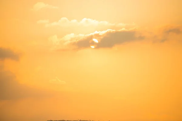 Cloudscape with dramatic sunset — Stock Photo, Image