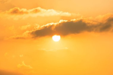 Dramatik gün batımı ile Cloudscape