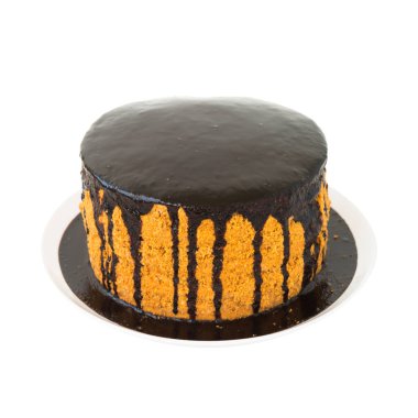 Tabakta çikolatalı pasta