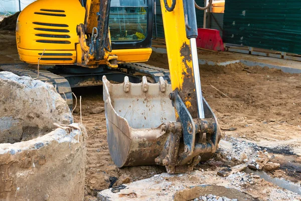 Cubo de excavadora o cuchara — Foto de Stock