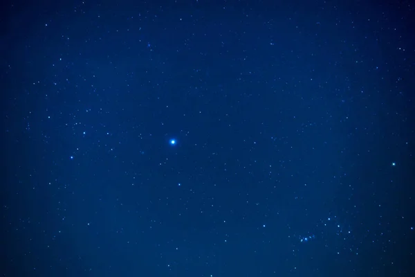 Night dark sky with bright stars