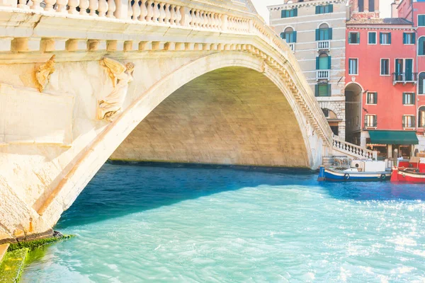 Rialtobrug Het Canal Grande Venetië — Stockfoto