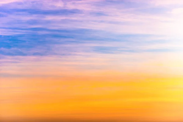 Sonnenuntergang Bunten Himmel Für Sonnenuntergang Natur Hintergrund — Stockfoto