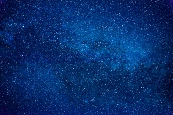 Dunkelblauer Nachthimmel Mit Vielen Sternen Kosmos Milchstraße Hintergrund — Stockfoto