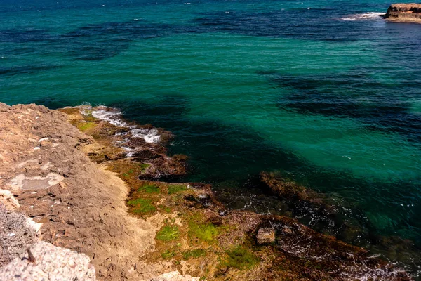 Paisagem marinha e falésias — Fotografia de Stock