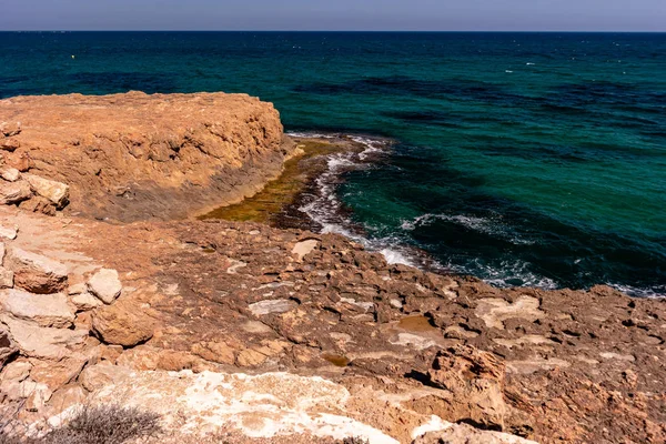 Paisagem marinha e falésias — Fotografia de Stock