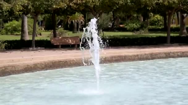 Brunnen im Park der Nationen — Stockvideo