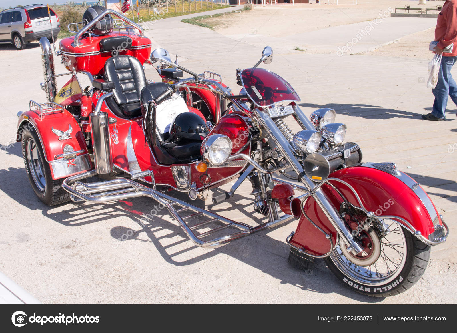 Custom red Trike Stock Editorial Photo © stuart49 222453878