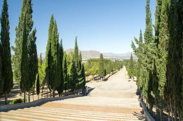 Ισπανικά Lanscape με βουνά — Φωτογραφία Αρχείου