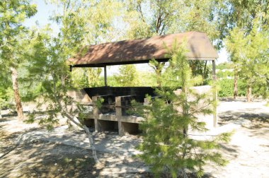 Park alanının hemen yakınında Algorfa kurulumunda Barbekü