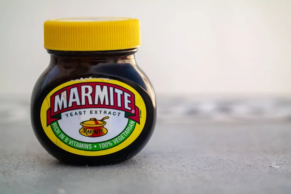 Glas Marmite — Stockfoto