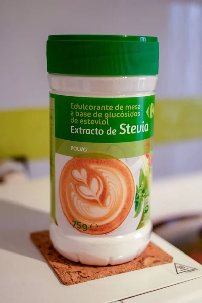 Gránulos edulcorantes Stevia —  Fotos de Stock