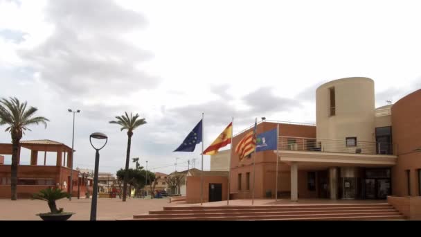 Yerel yönetim ofisi ve belediye binası — Stok video