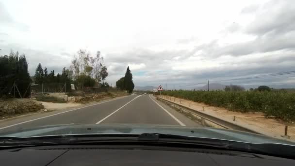 İspanya'da timelapse sürüş — Stok video