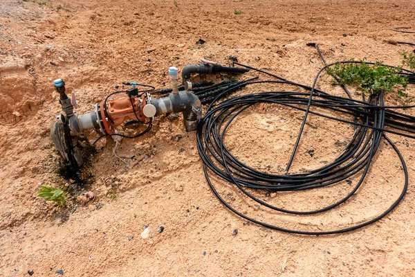 Pompa dell'acqua di irrigazione — Foto Stock