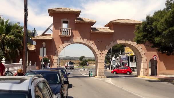 Bogenstraße Spanien — Stockvideo