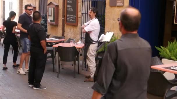 Restaurant in denia — Stockvideo