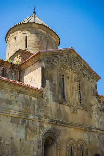 Famoso Monumento Arquitectónico Catedral Ortodoxa Ertatsminda Zona Kartli Georgia —  Fotos de Stock