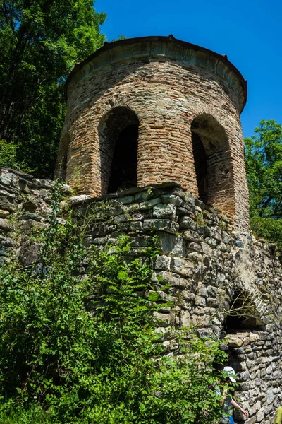 Famoso Monumento Arquitectónico Ortodoxo Complejo Monasterio Medieval Rkoni Zona Kartli — Foto de Stock