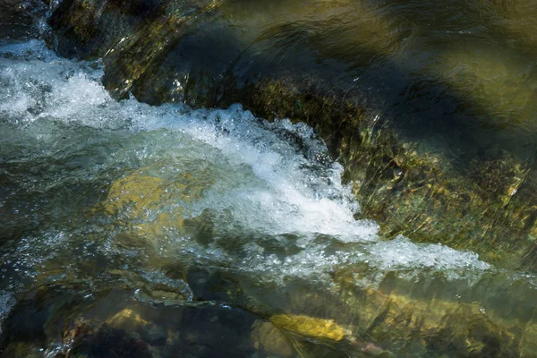 Snabb Mountain River Tedzami Trialeti Bergskedja Centrala Georgien Berömda Resor — Stockfoto