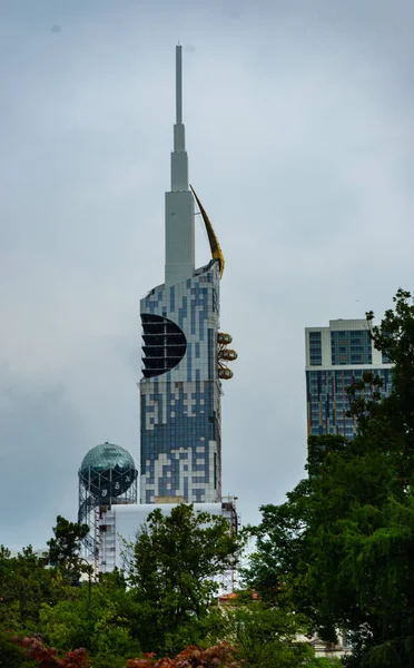 Batumi Georgia Julio 2018 Edificio American Georgian Black Sea Technological — Foto de Stock