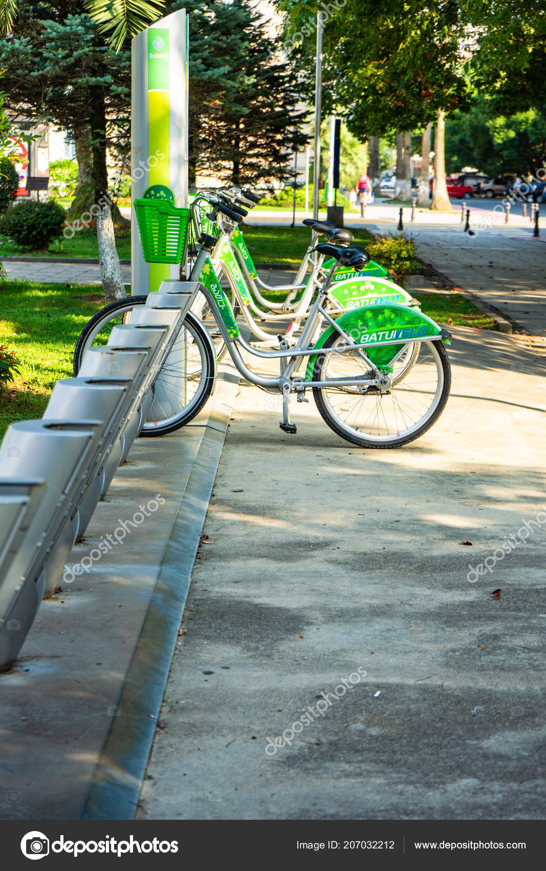 bike stand photography