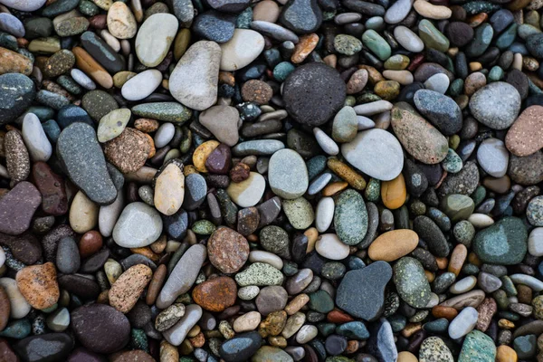 Kieselsteine Strand Als Natürliches Rückgrat — Stockfoto