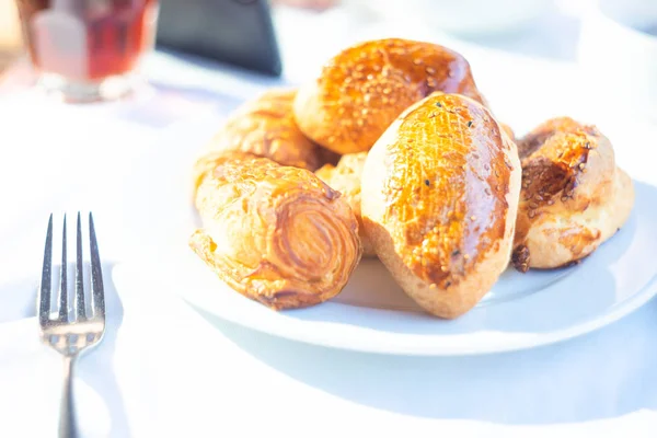 Pâtisserie Traditionnelle Pogaca Pour Petit Déjeuner Turquie — Photo