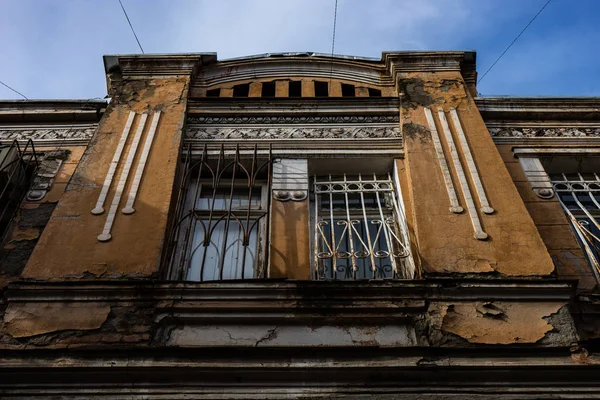 Windows Épület Történelmi Része Tbilisi Grúzia — Stock Fotó