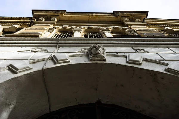 Tiflis Gürcistan Tarihi Bölümünde Bina Windows — Stok fotoğraf