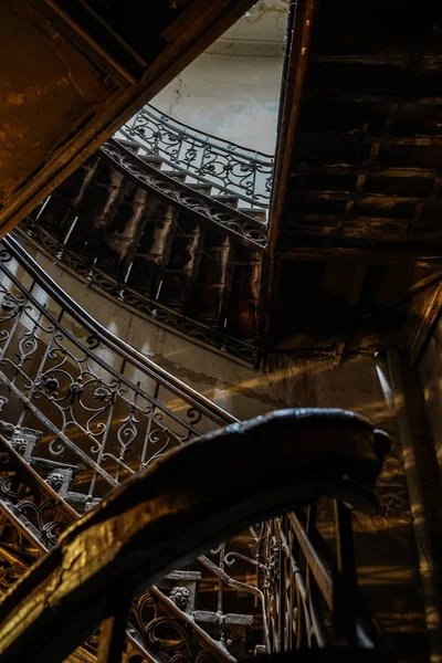 Antigua Escalera Las Casas Tiflis Siglos República Georgia —  Fotos de Stock