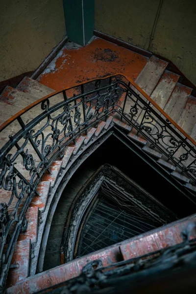 Ancien Escalier Dans Les Maisons Tbilissi Des Siècles République Géorgie — Photo