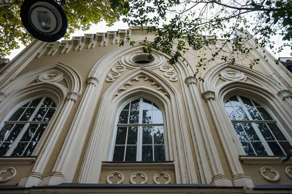 Fachada Casas Tbilisi Séculos Art Nouveau República Geórgia — Fotografia de Stock