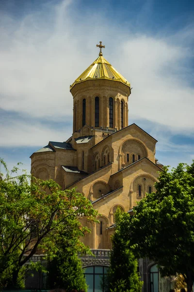 Cattedrale di Sameba a Tbilisi, Georgia — Foto Stock