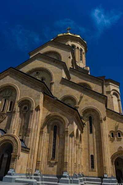 Sameba katedrála v tbilisi, Gruzie — Stock fotografie