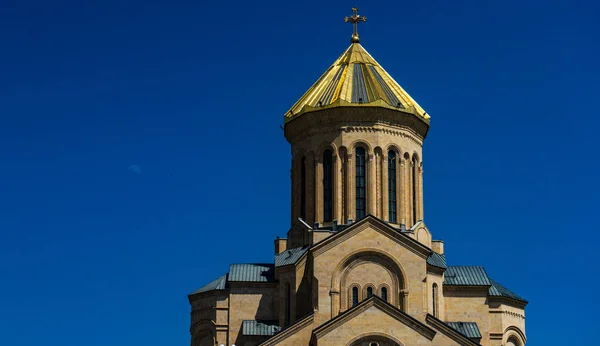 Katedral Sameba di Tbilisi, Georgia — Stok Foto